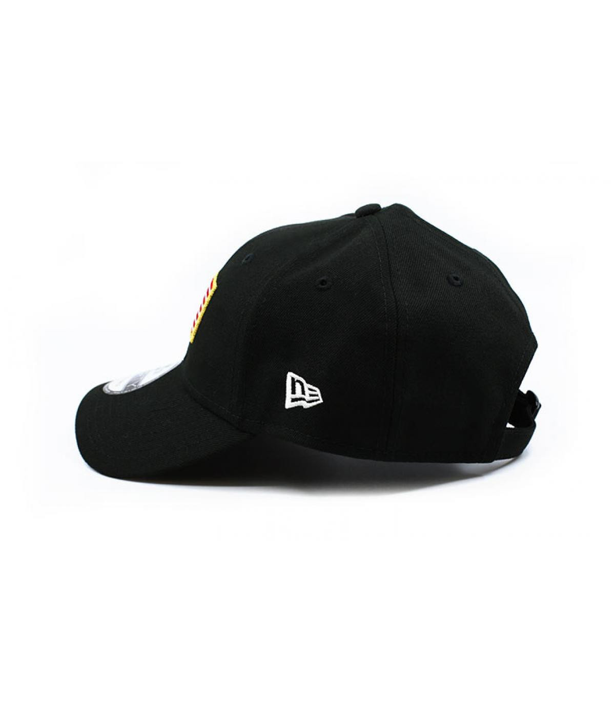 New Era black US flag cap